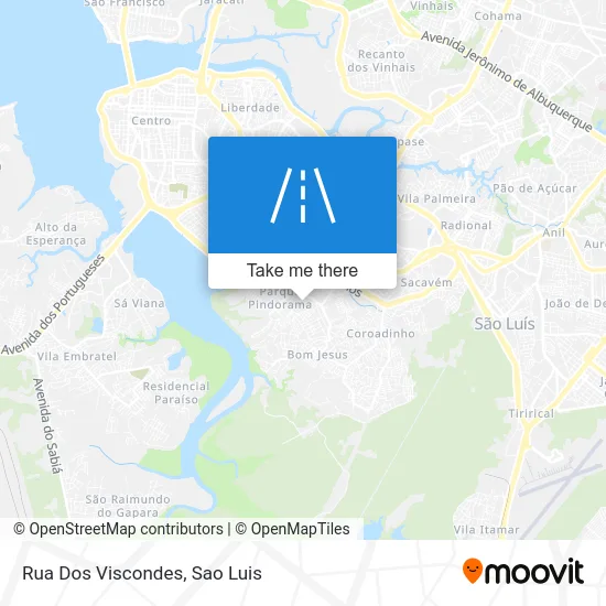 Rua Dos Viscondes map