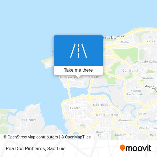 Rua Dos Pinheiros map