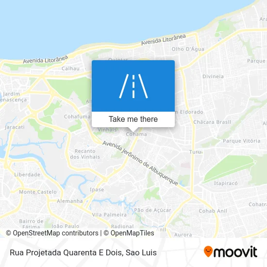 Rua Projetada Quarenta E Dois map