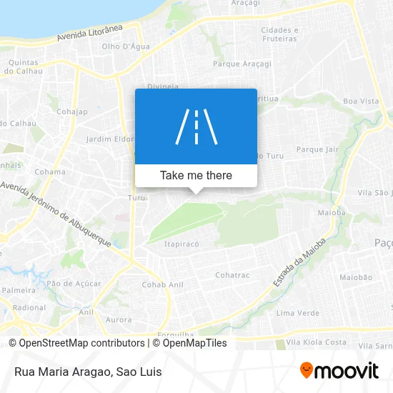 Rua Maria Aragao map