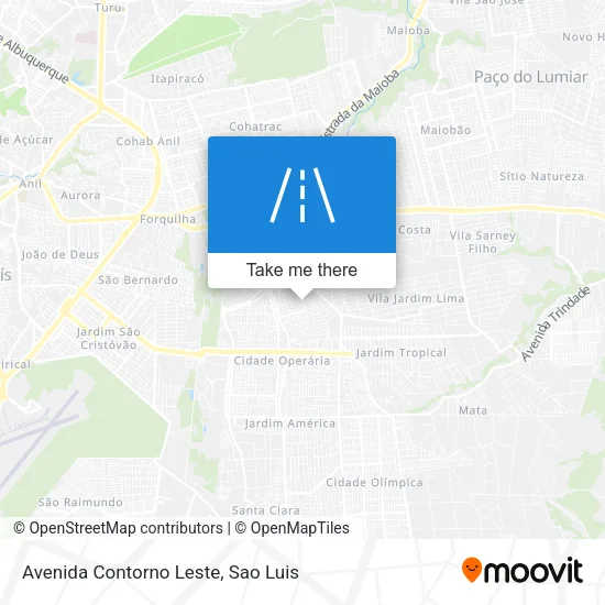 Avenida Contorno Leste map