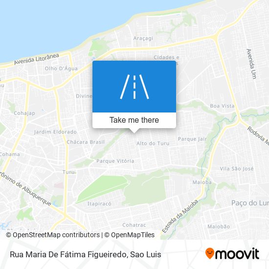 Mapa Rua Maria De Fátima Figueiredo