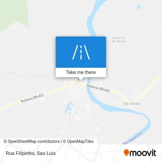 Rua Filipinho map