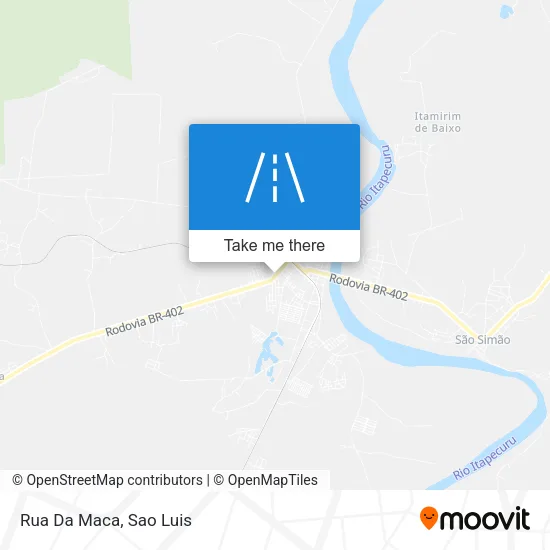 Rua Da Maca map