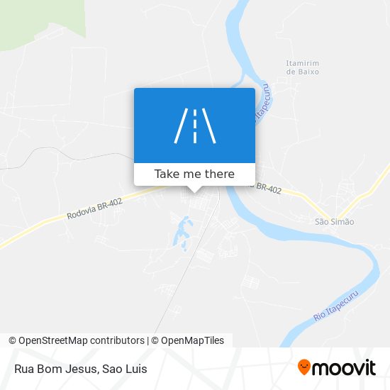 Mapa Rua Bom Jesus