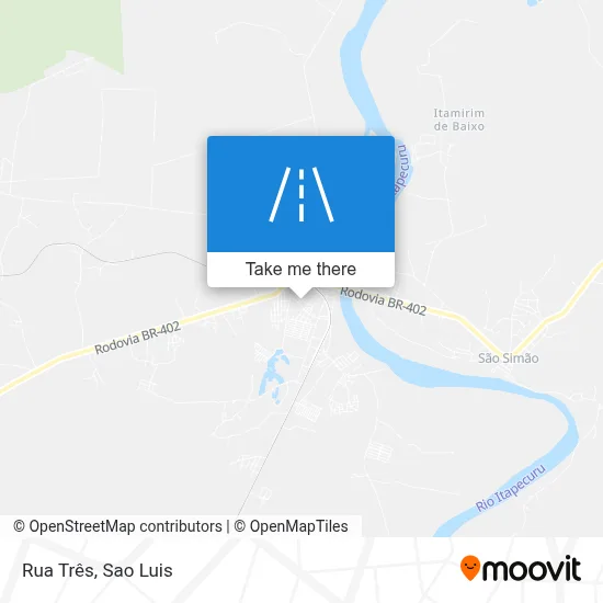 Rua Três map