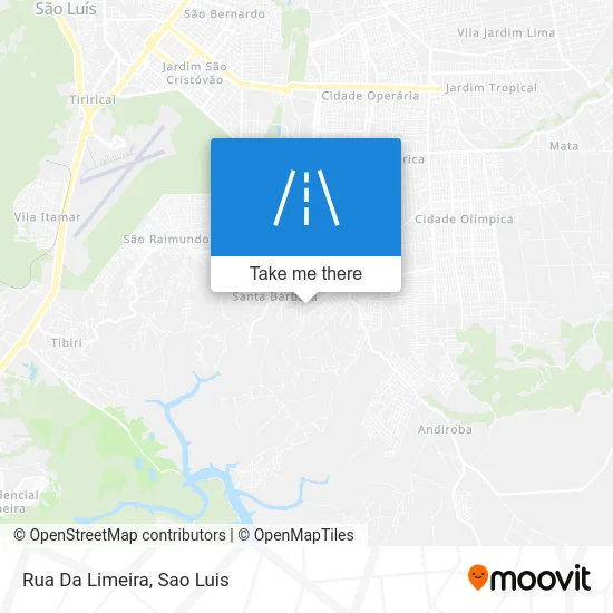 Rua Da Limeira map