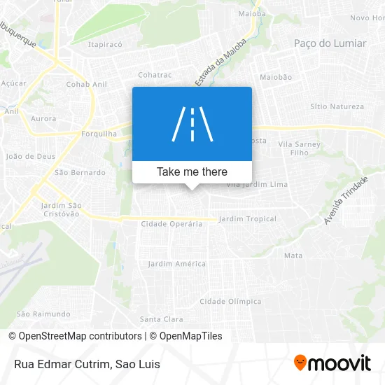 Rua Edmar Cutrim map