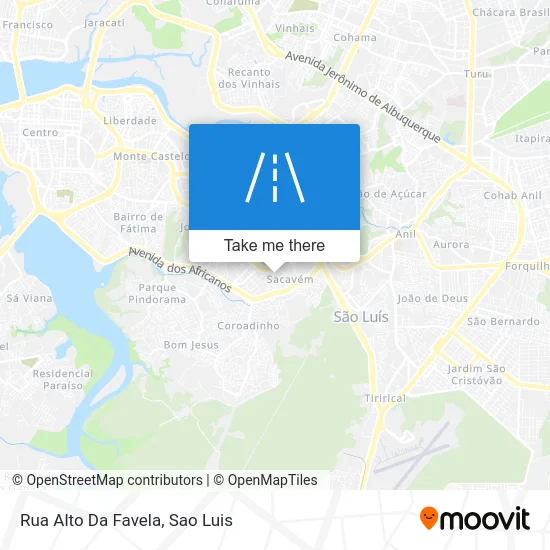 Rua Alto Da Favela map