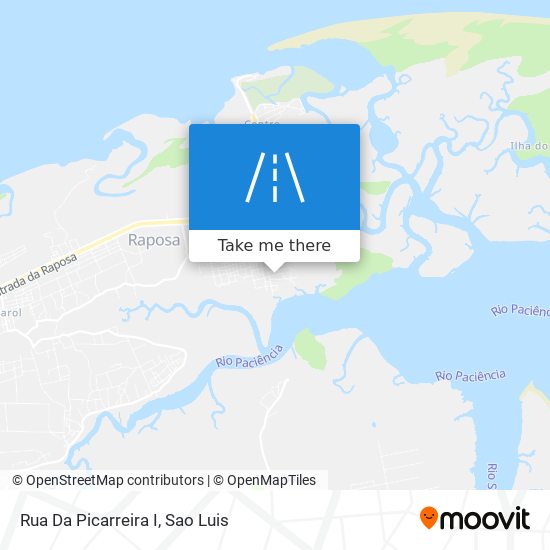 Rua Da Picarreira I map