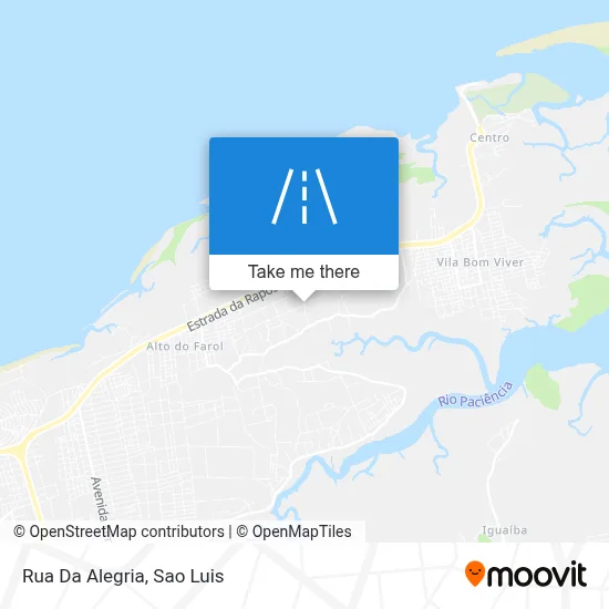 Rua Da Alegria map