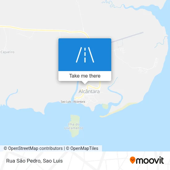 Rua São Pedro map