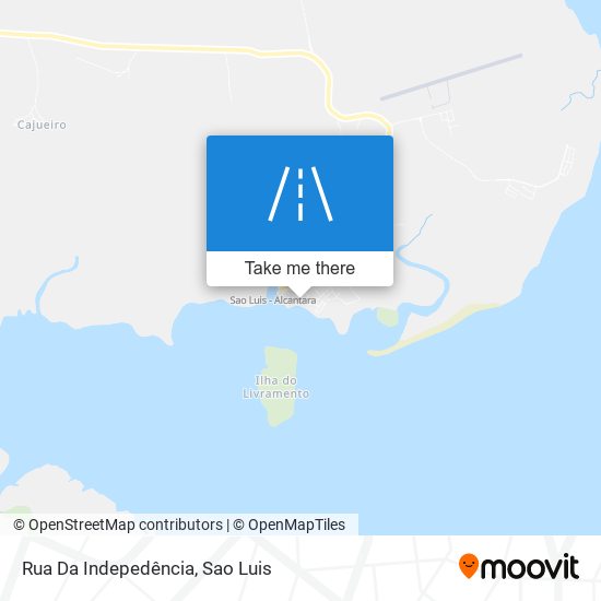 Mapa Rua Da Indepedência