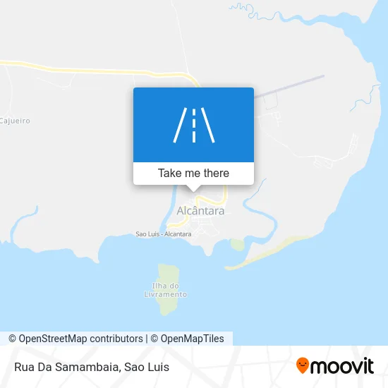 Rua Da Samambaia map