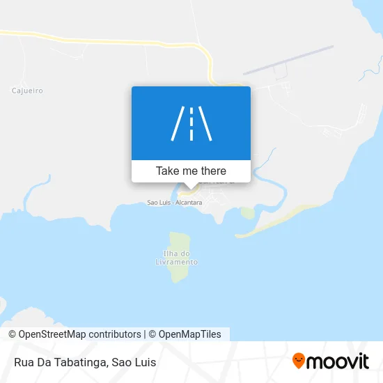 Rua Da Tabatinga map