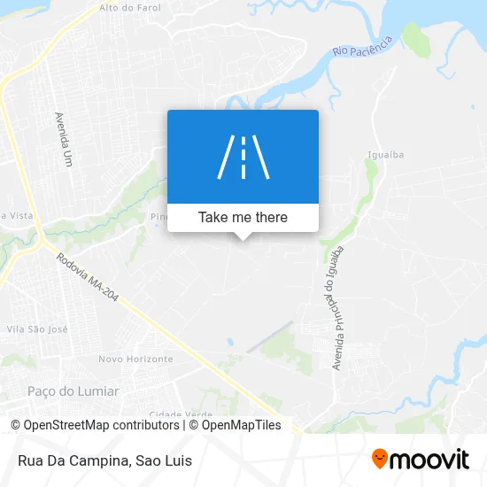 Rua Da Campina map