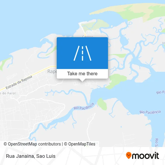 Rua Janaina map