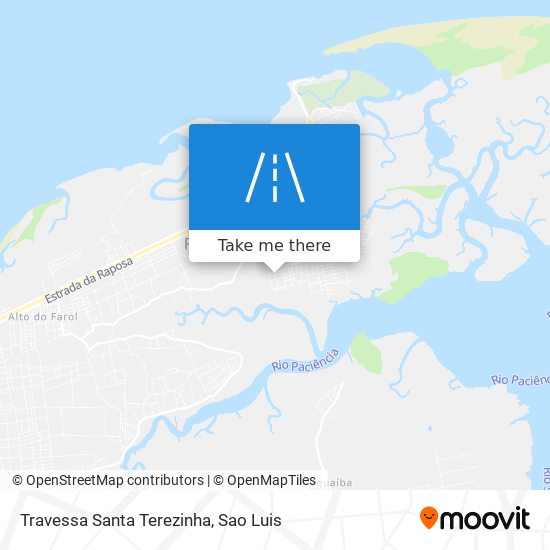 Mapa Travessa Santa Terezinha