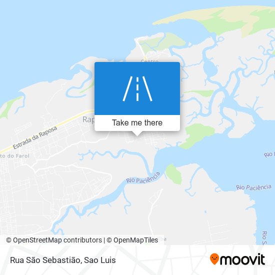 Rua São Sebastião map