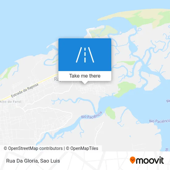 Rua Da Gloria map