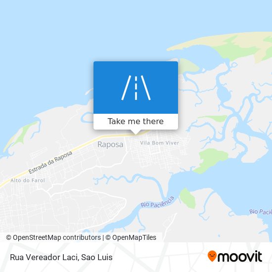 Rua Vereador Laci map