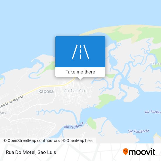 Rua Do Motel map