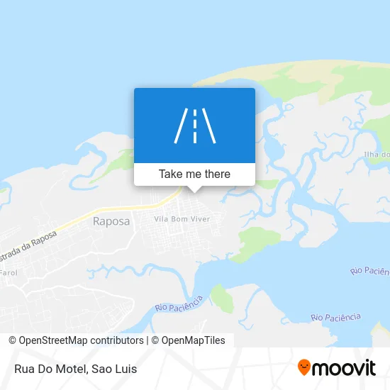 Rua Do Motel map