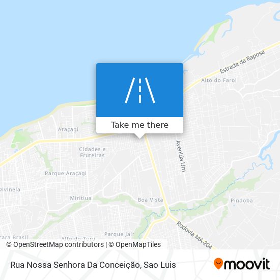 Mapa Rua Nossa Senhora Da Conceição