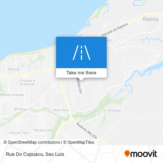 Rua Do Cupuacu map