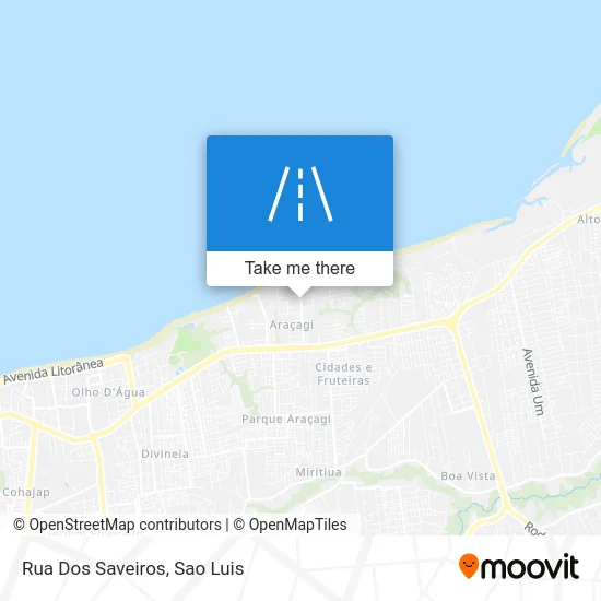 Rua Dos Saveiros map