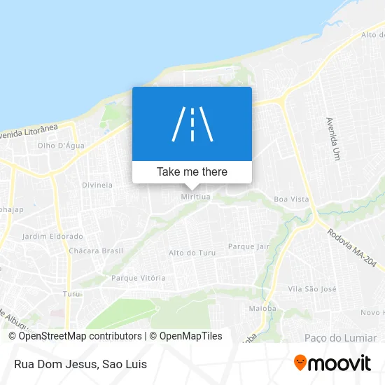 Rua Dom Jesus map