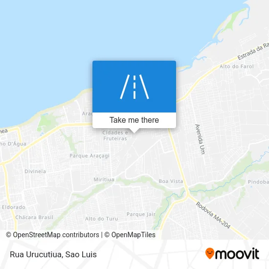 Rua Urucutiua map
