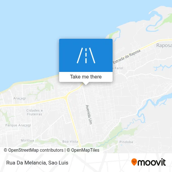 Rua Da Melancia map