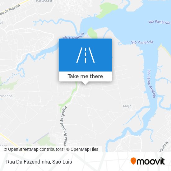 Mapa Rua Da Fazendinha