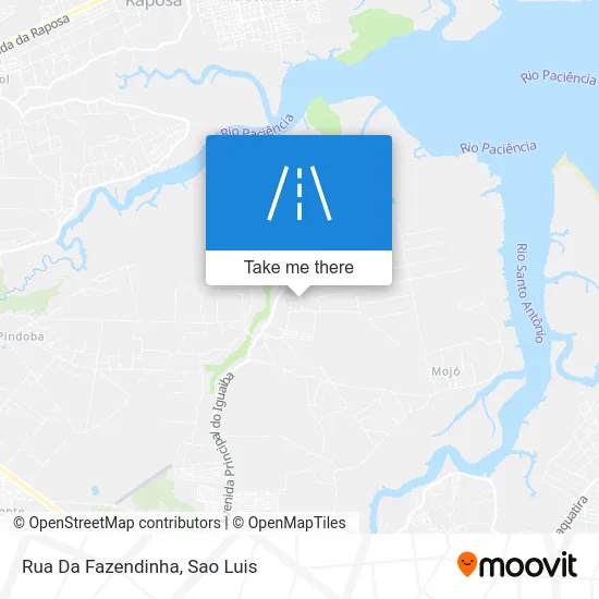 Rua Da Fazendinha map
