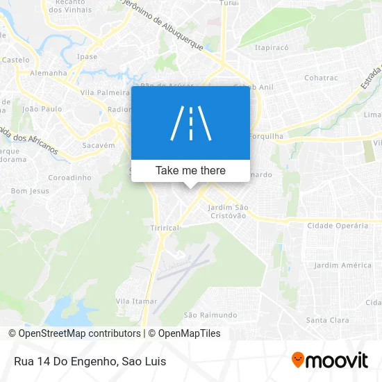 Rua 14 Do Engenho map