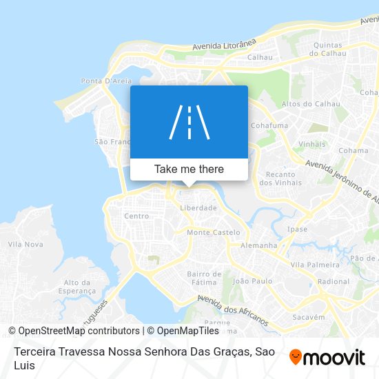 Terceira Travessa Nossa Senhora Das Graças map
