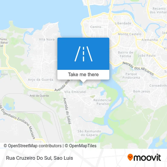 Rua Cruzeiro Do Sul map