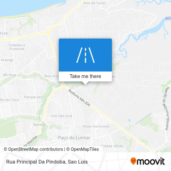 Rua Principal Da Pindoba map