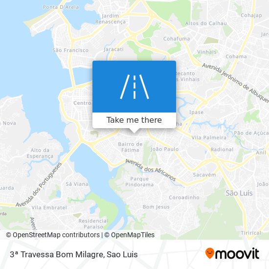 3ª Travessa Bom Milagre map