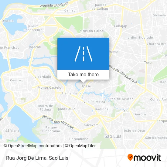 Rua Jorg De Lima map