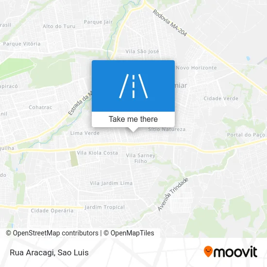 Rua Aracagi map