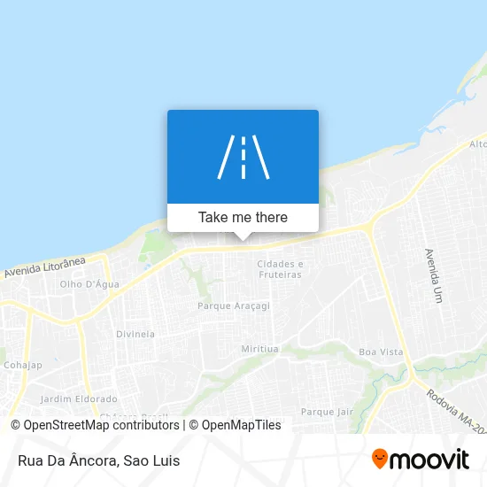 Rua Da Âncora map