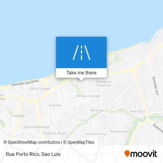 Rua Porto Rico map
