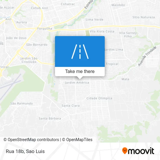 Rua 18b map