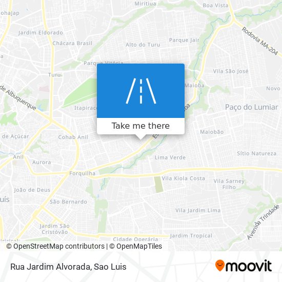 Rua Jardim Alvorada map