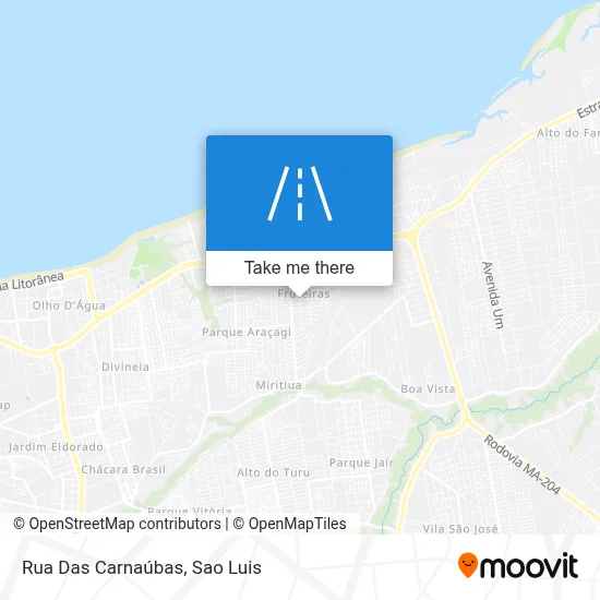 Rua Das Carnaúbas map