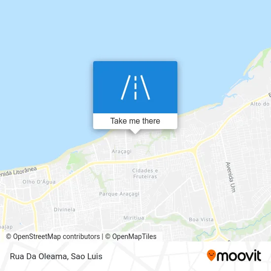 Rua Da Oleama map