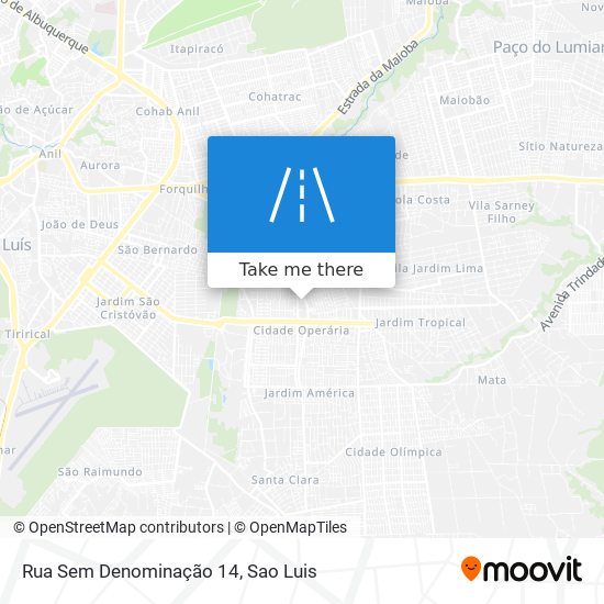 Rua Sem Denominação 14 map