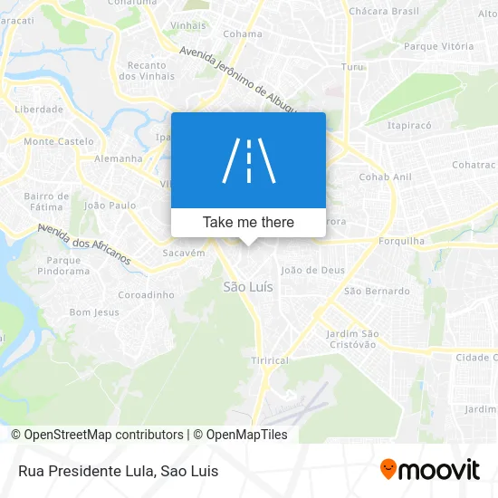 Rua Presidente Lula map
